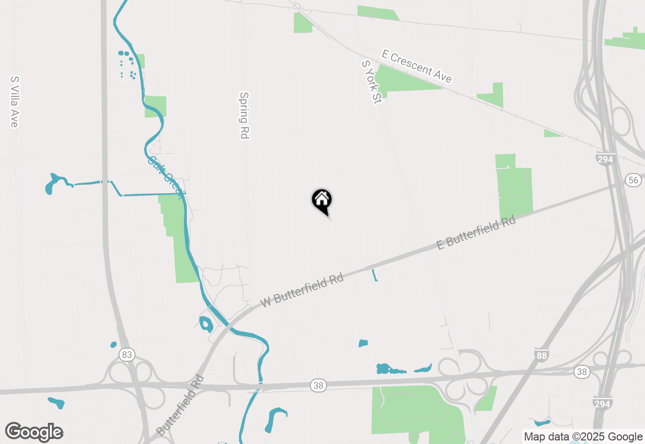 Map of 895 S Parkside Avenue, Elmhurst, IL 60126