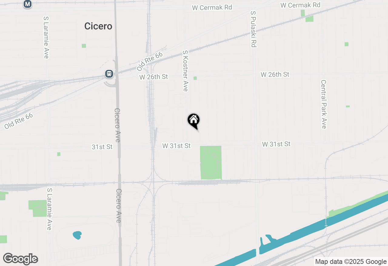 Map of 3014 S Kolin Avenue, Chicago, IL 60623