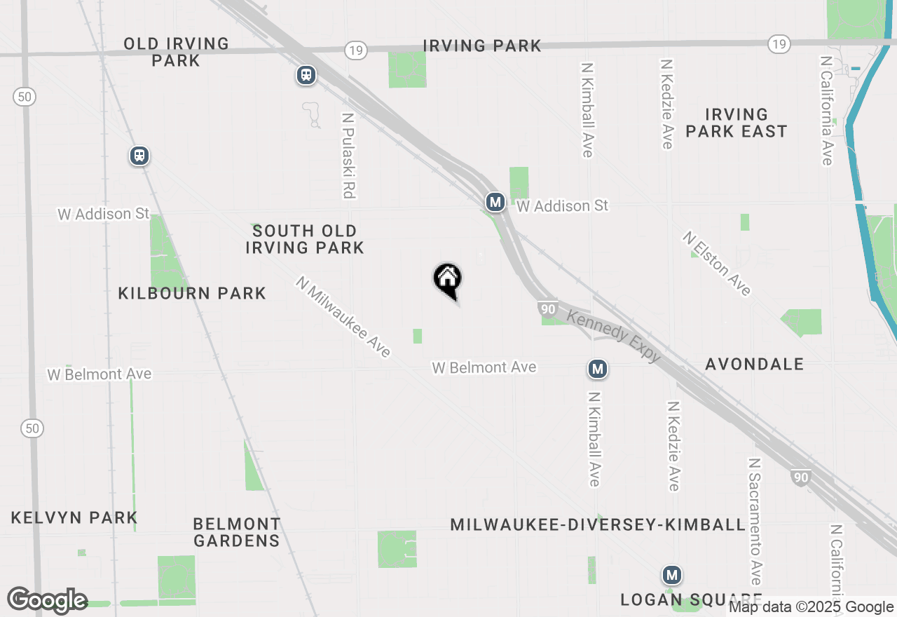 Map of 3328 N Ridgeway Avenue, Chicago, IL 60618