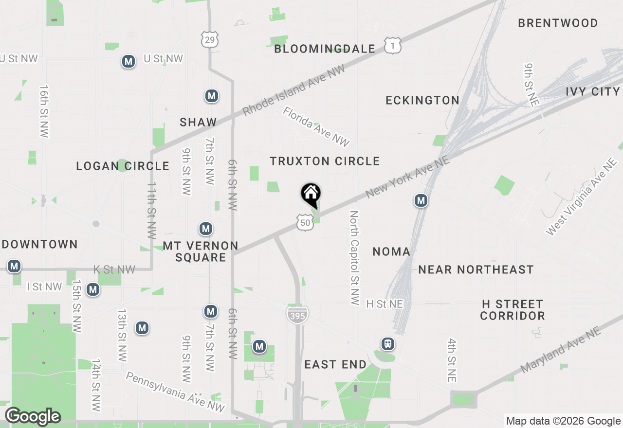 Map of 115 New York Avenue Nw #9, Washington, DC 20001