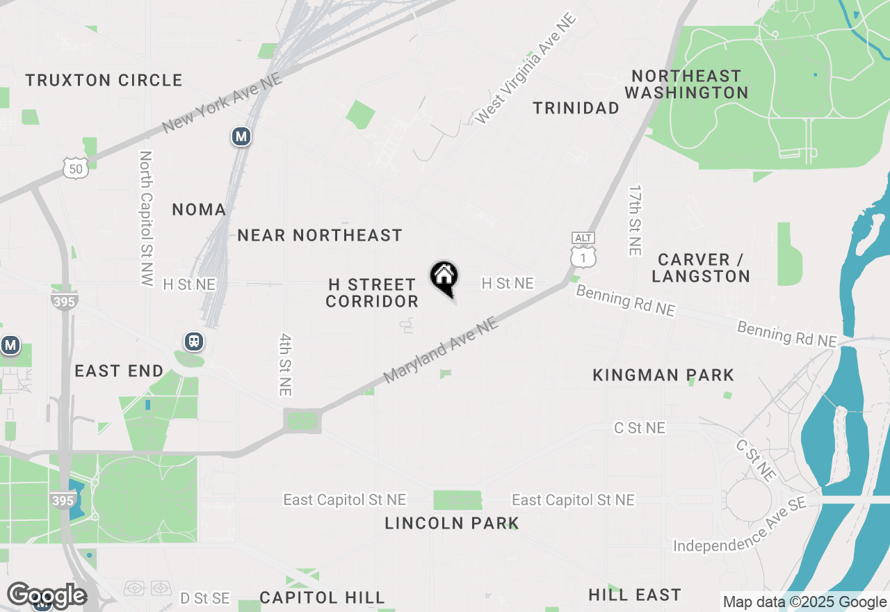 Map of 1124 G Street Ne, Washington, DC 20002