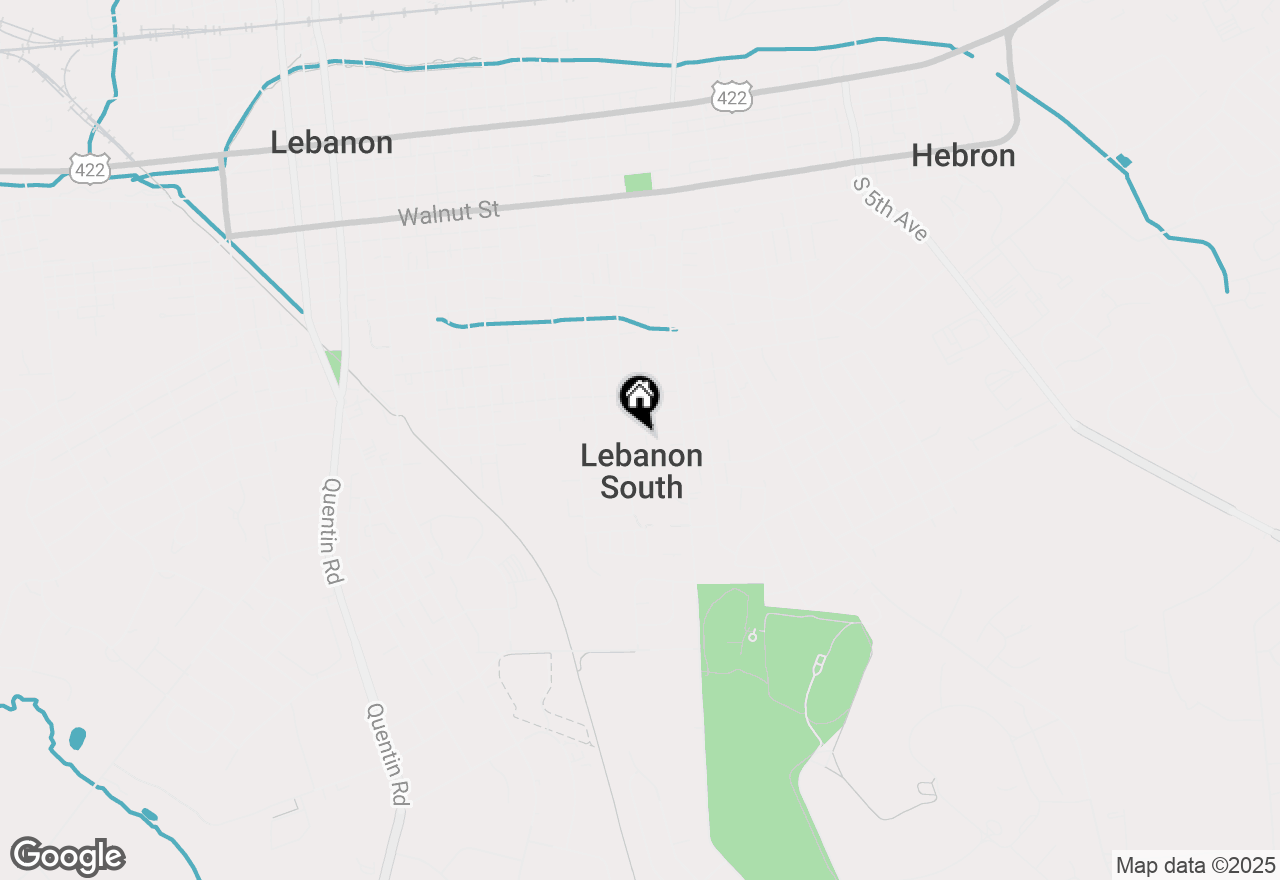 Map of 14 Princeton Avenue, Lebanon, PA 17042