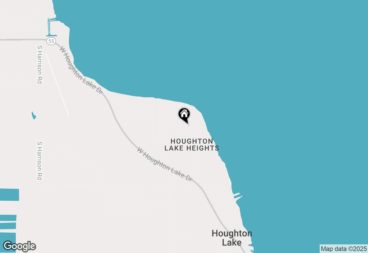 Map of 107 Ferris Street, Houghton Lake Heights, MI 48630