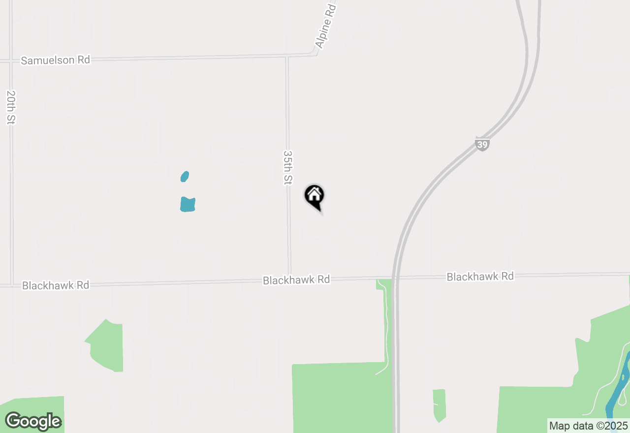 Map of 4356 Antelope Drive, Rockford, IL 61109