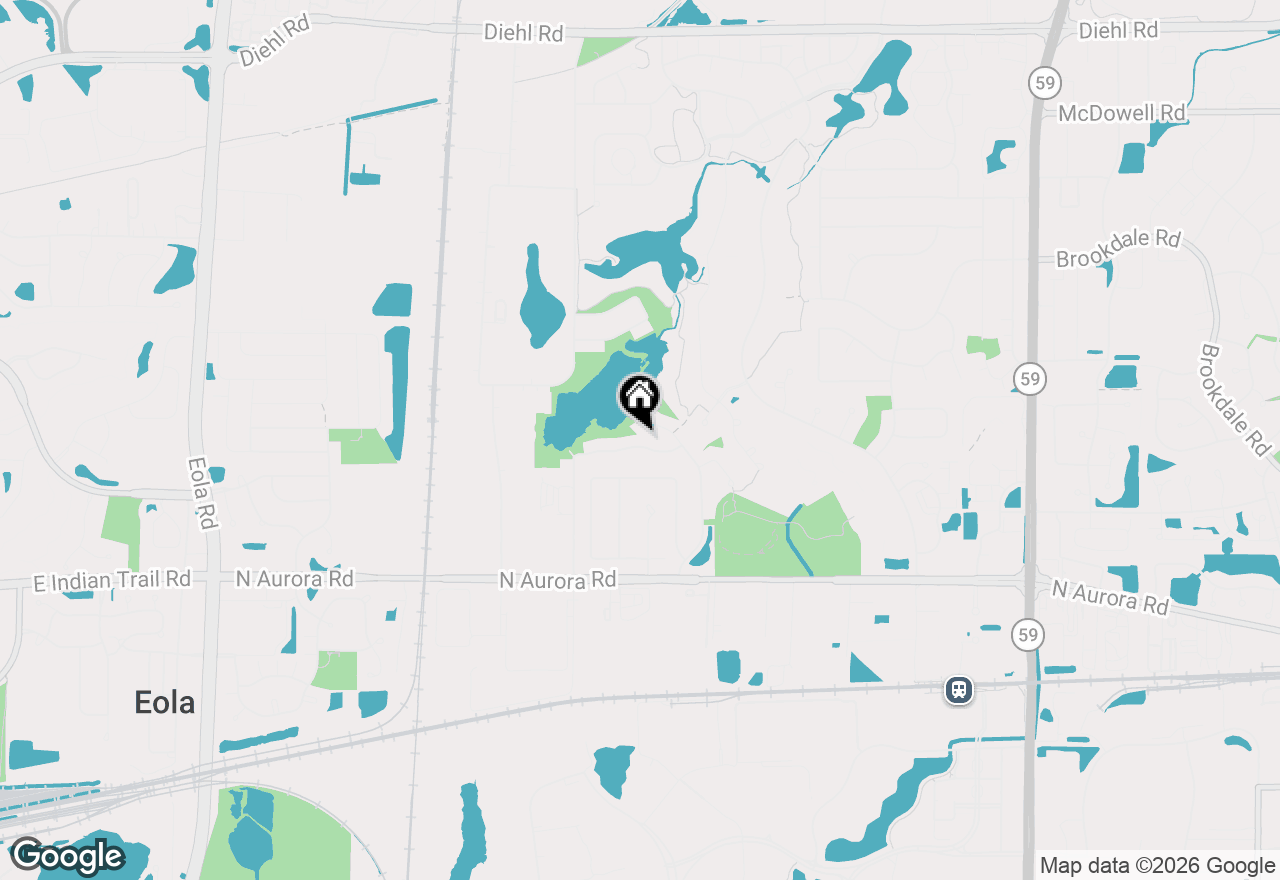 Map of 2461 Oneida Lane, Naperville, IL 60563