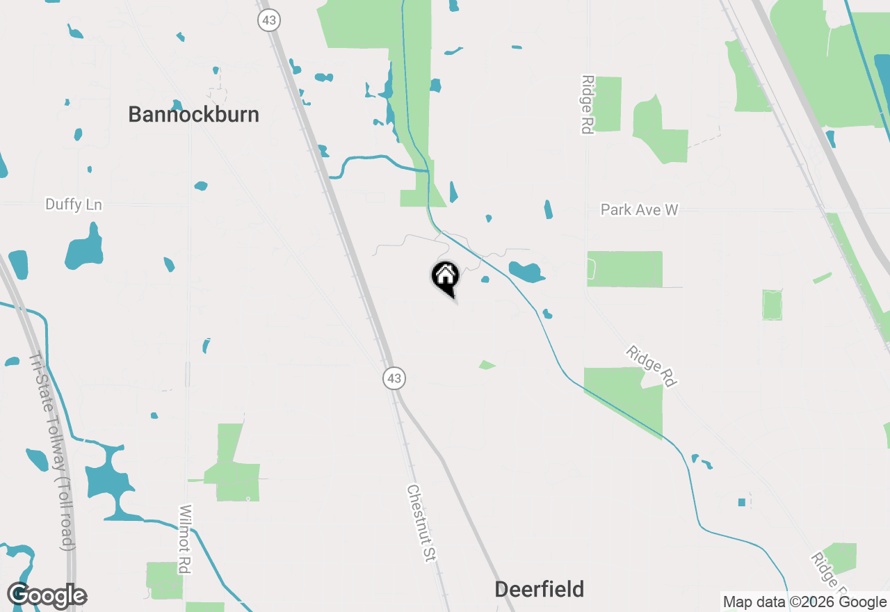 Map of 955 Summit Drive, Deerfield, IL 60015