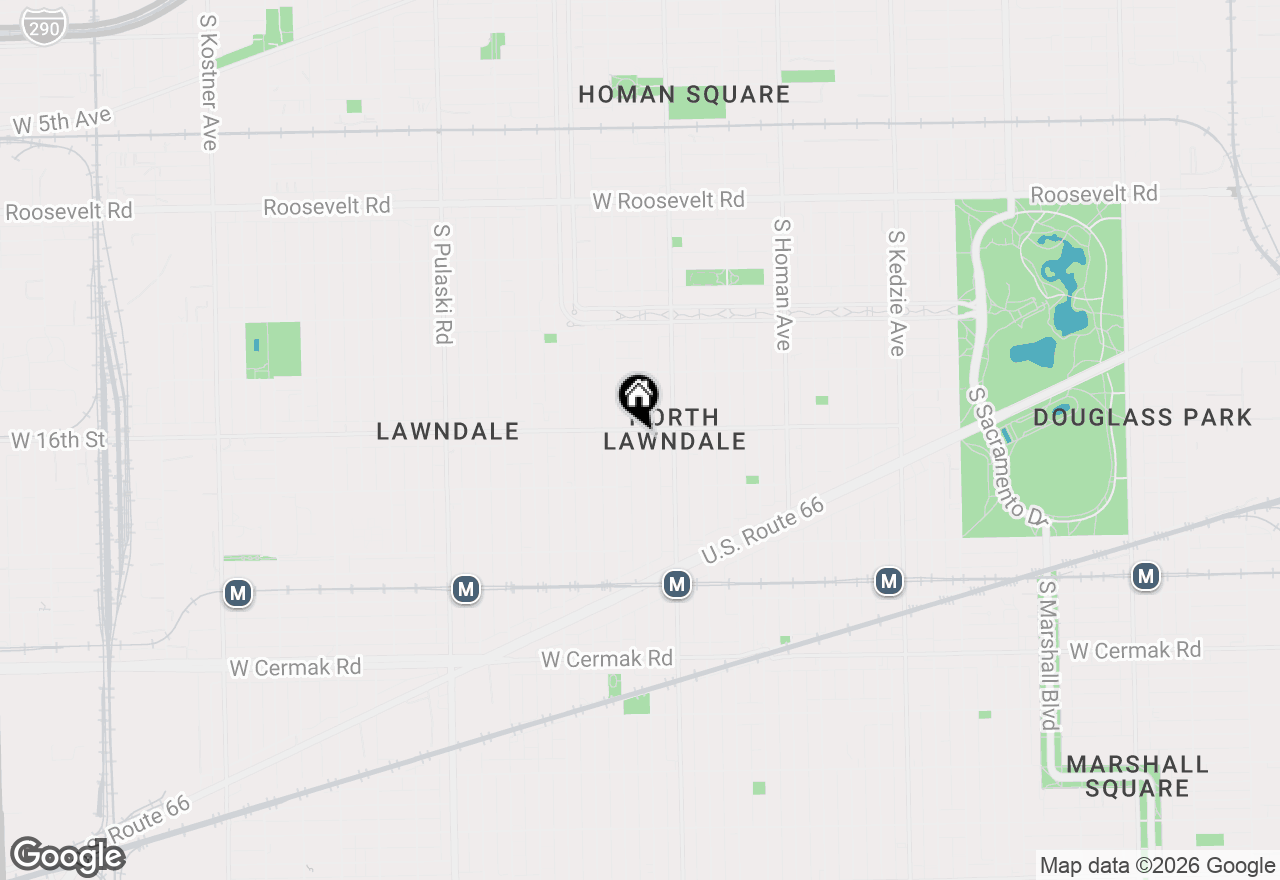 Map of 1608 S Millard Avenue, Chicago, IL 60623