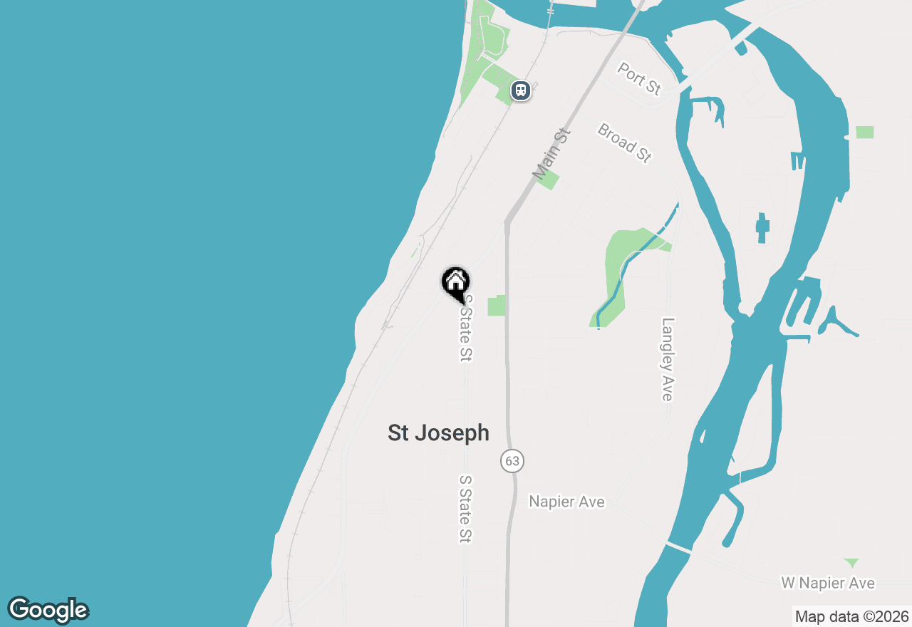 Map of 537 Winchester Avenue #UPPER UNIT, St. Joseph, MI 49085