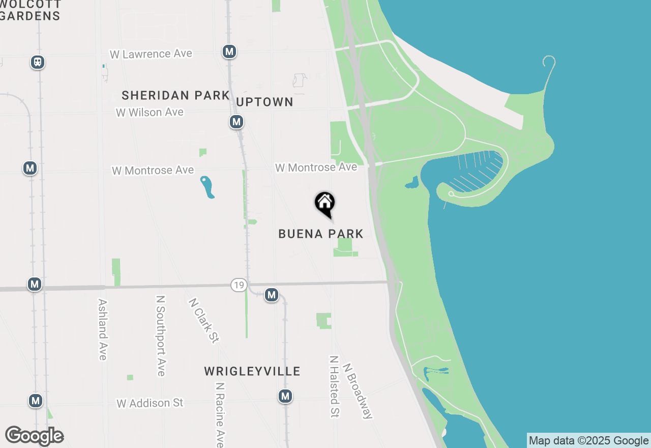 Map of 809 W Buena Avenue #3E, Chicago, IL 60613