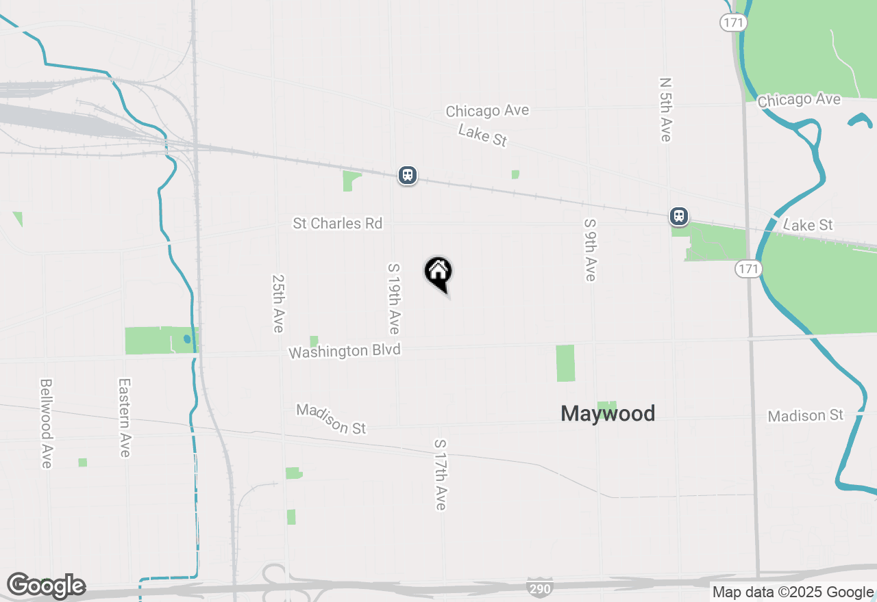 Map of 239 S 17th Avenue, Maywood, IL 60153