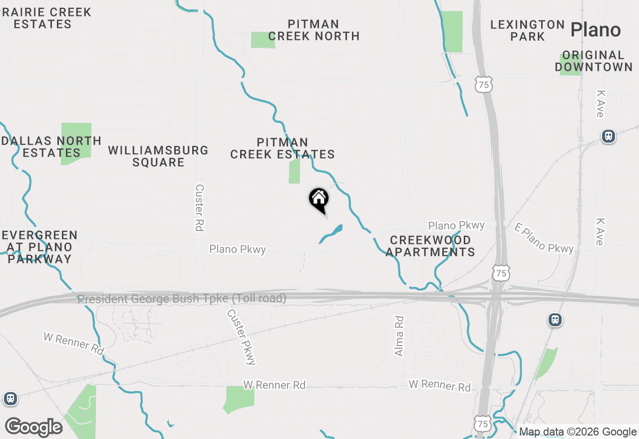 Map of 1524 Northcrest Drive, Plano, TX 75075