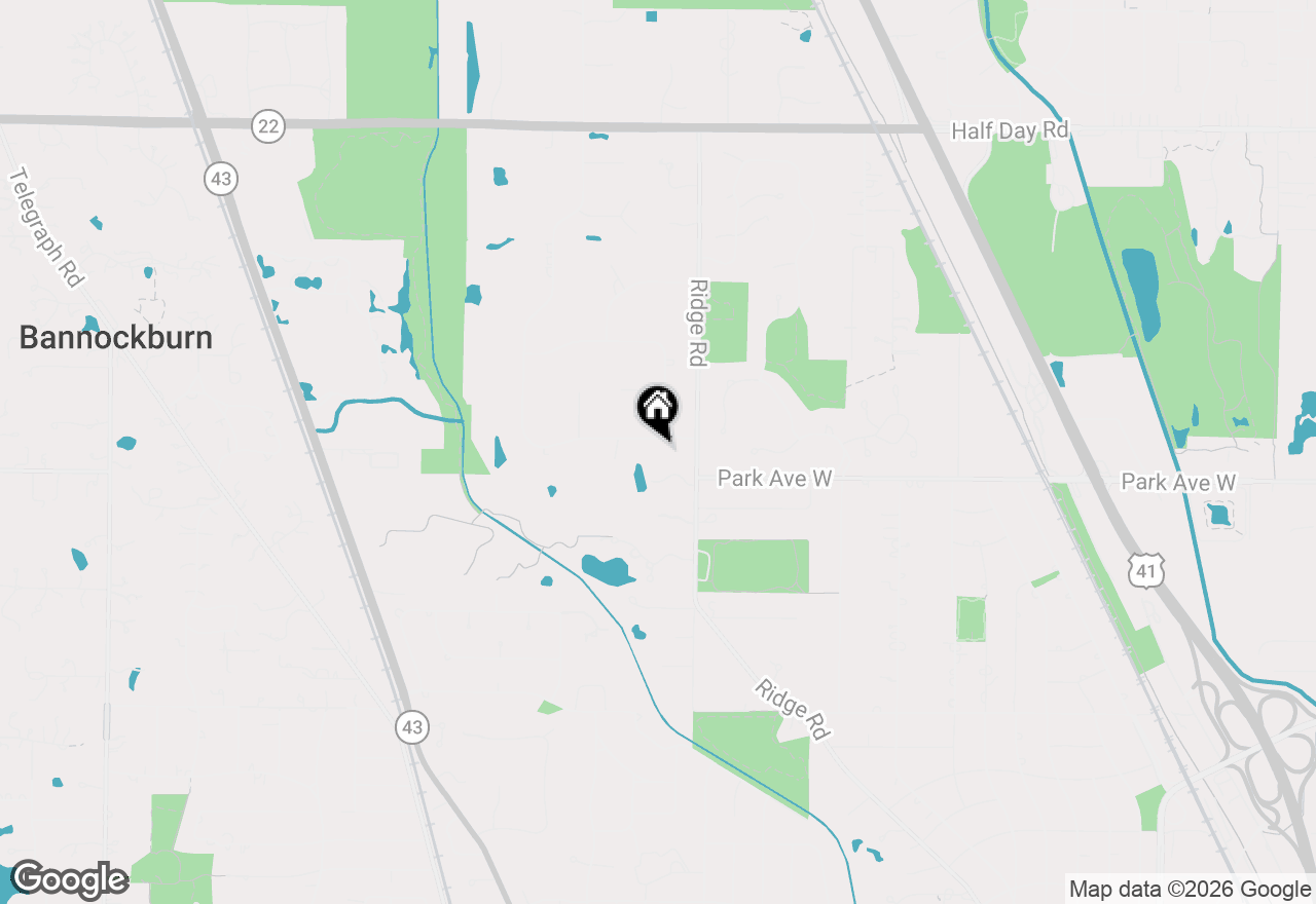 Map of 2020 Churchill Lane, Highland Park, IL 60035