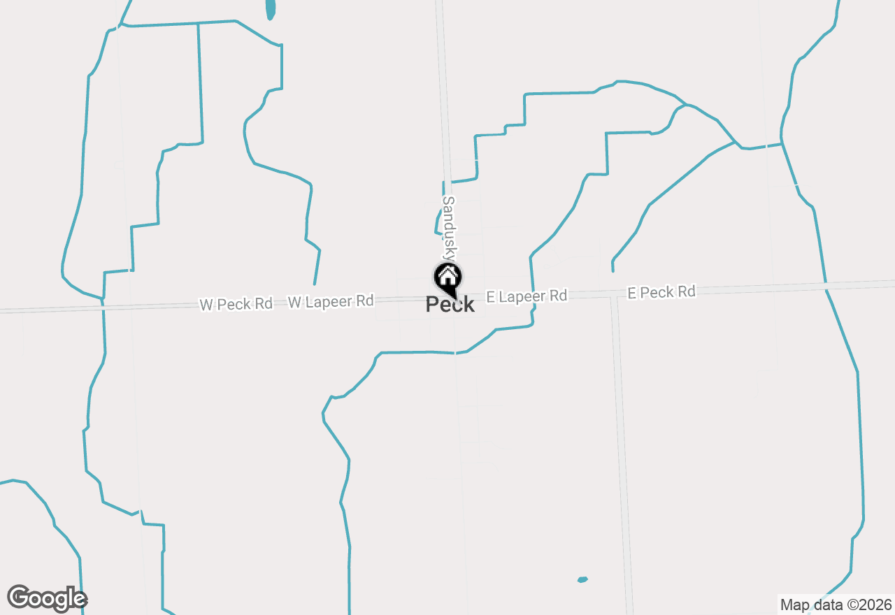 Map of 9 W Lapeer Street, Peck, MI 48466