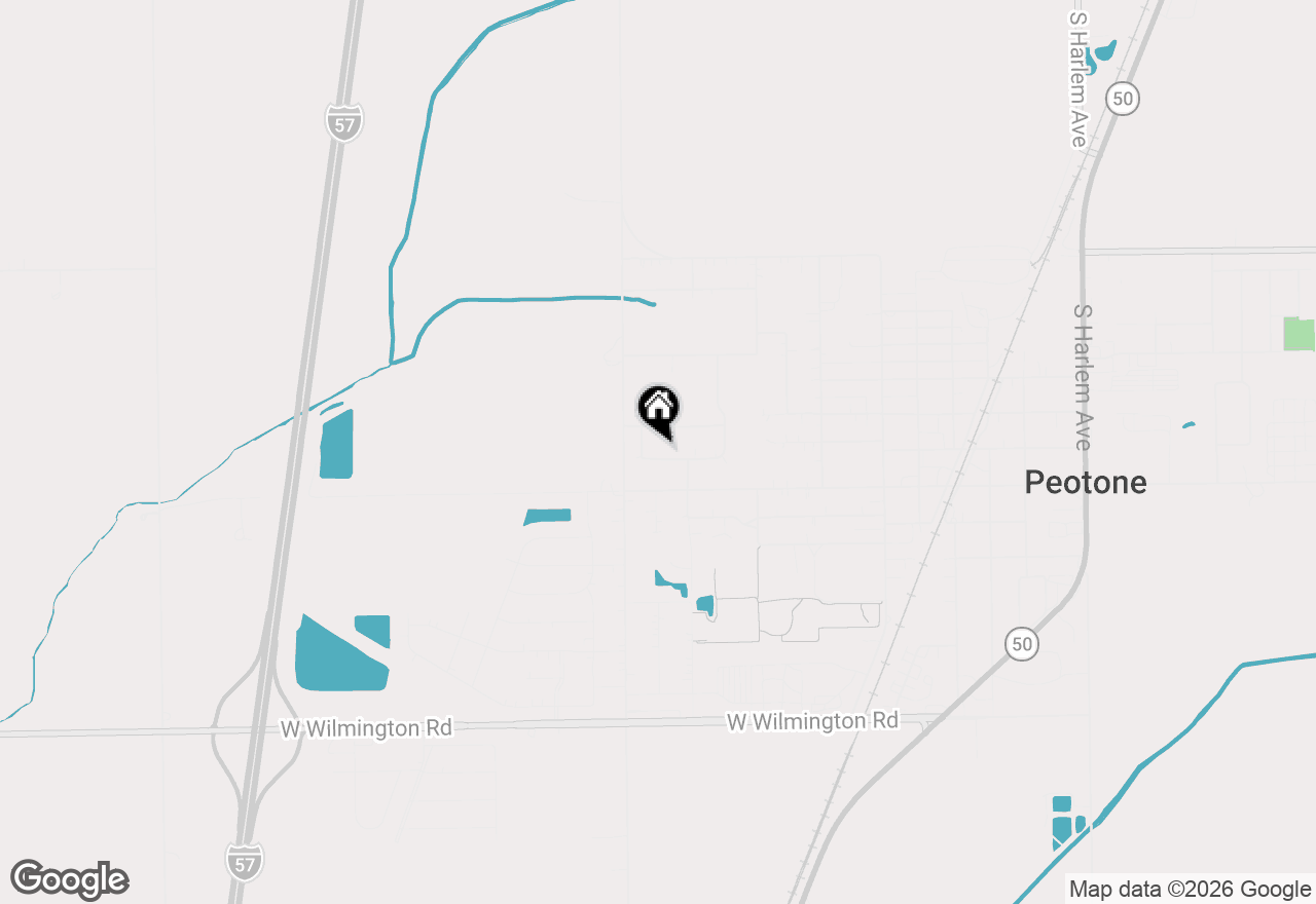 Map of 613 The Hague Road, Peotone, IL 60468