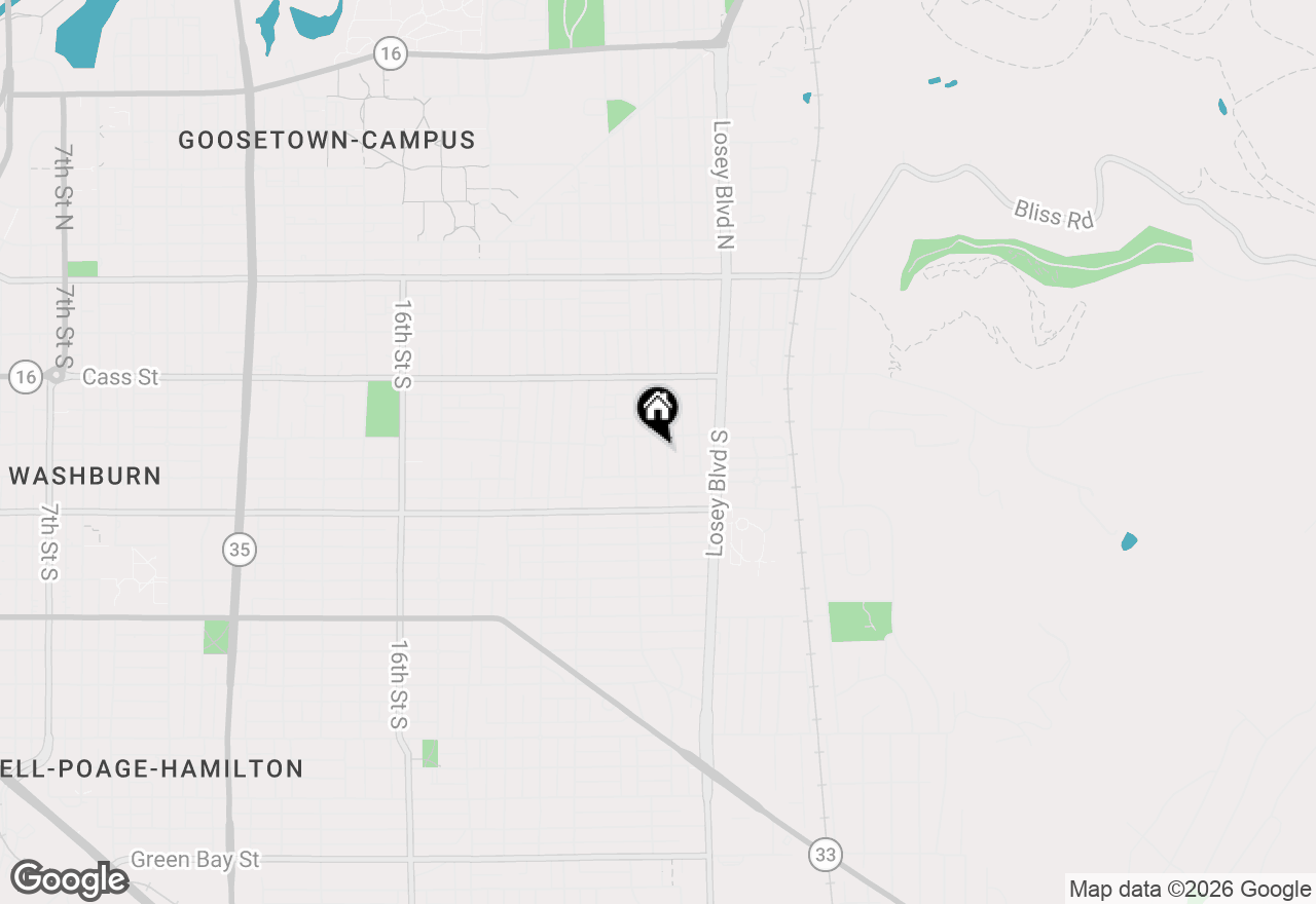 Map of 416 23rd St S, La Crosse, WI 54601