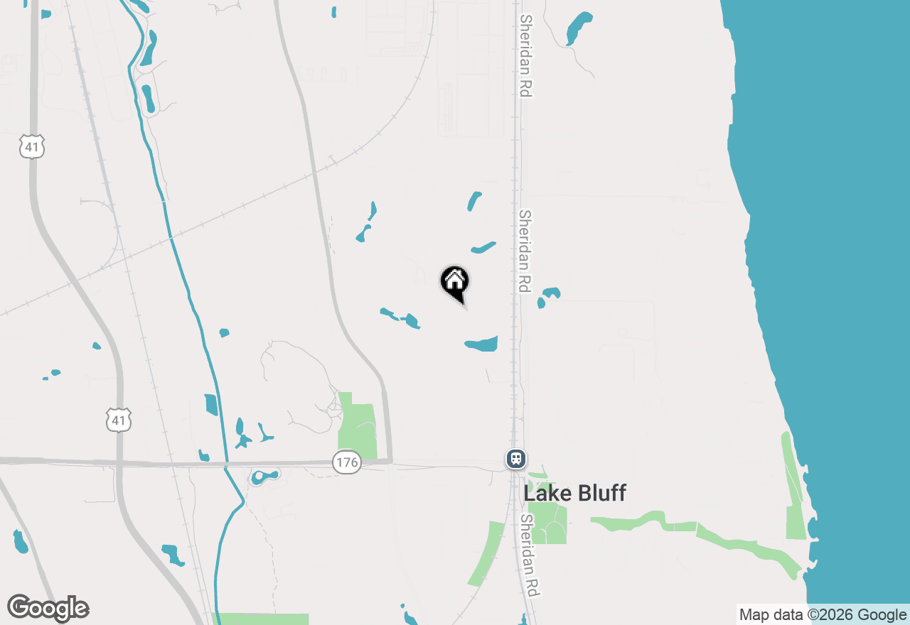 Map of 850 Carlyle Circle, Lake Bluff, IL 60044