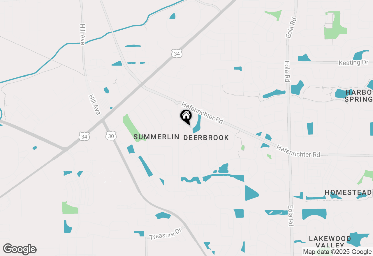 Map of 2108 Canyon Creek Court, Aurora, IL 60503