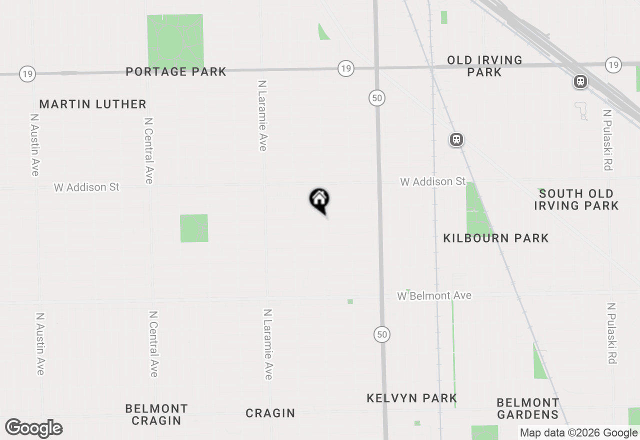 Map of 3442 N Lavergne Avenue, Chicago, IL 60641