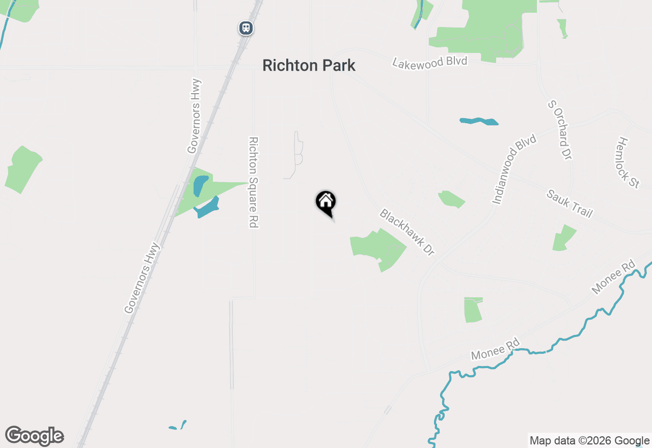 Map of 315 Sauganash Street, Park Forest, IL 60466
