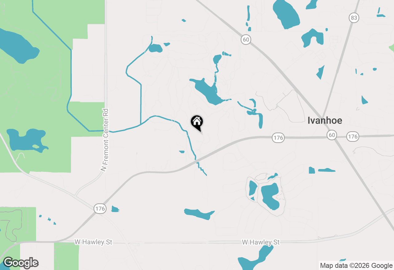 Map of 21827 W Riviera Court, Mundelein, IL 60060