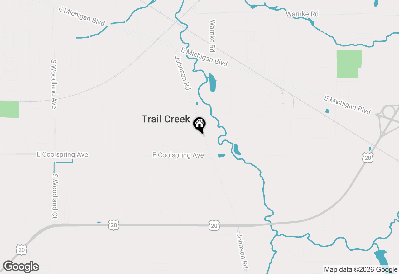 Map of 320 Johnson Road, Michigan City, IN 46360