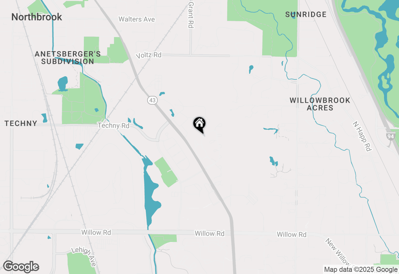 Map of 2050 Meadowview Court, Northbrook, IL 60062