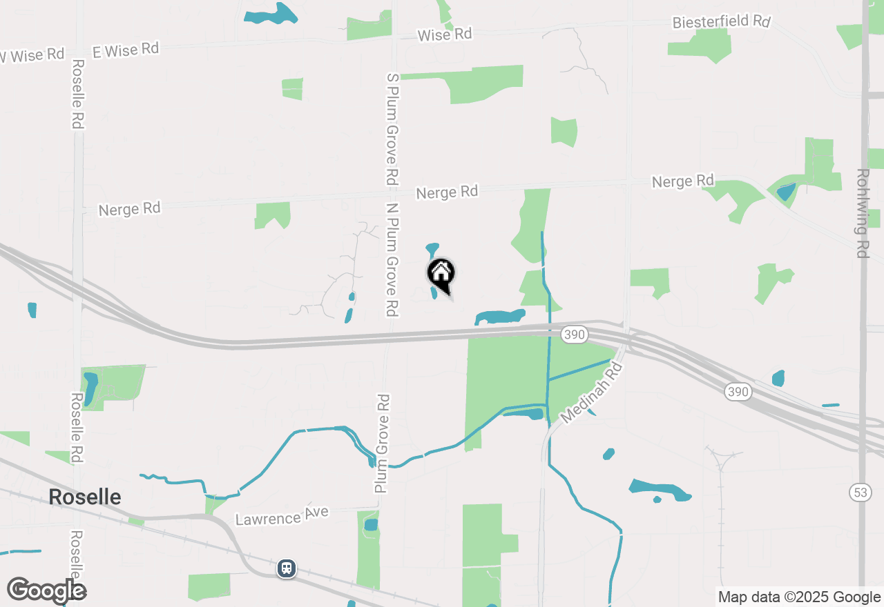 Map of 570 Cumberland Trail #A, Roselle, IL 60172