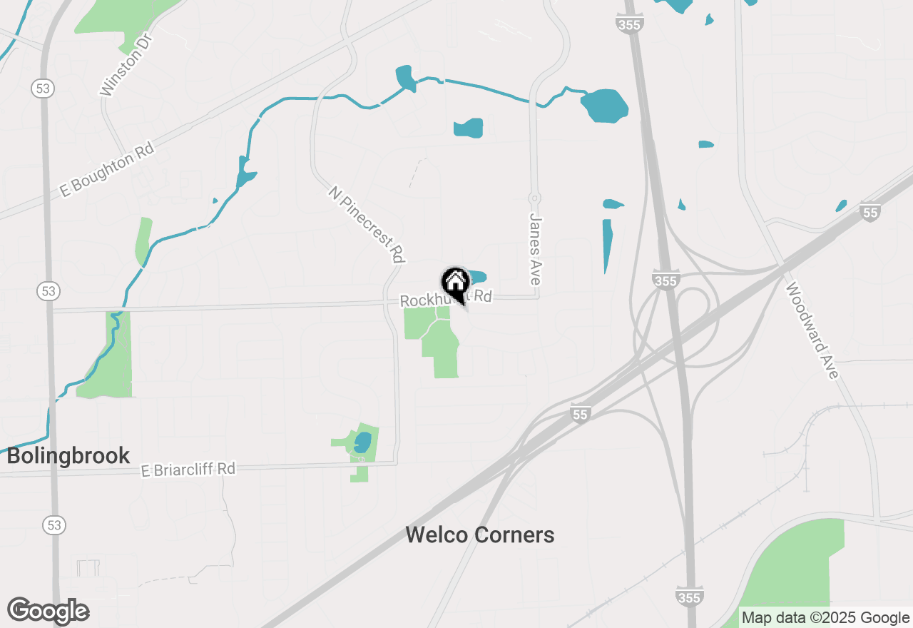 Map of 612 Melissa Drive, Bolingbrook, IL 60440