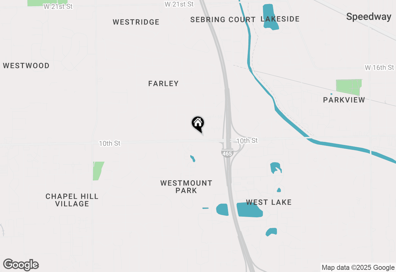 Map of 6450 W 10th Street, Indianapolis, IN 46214