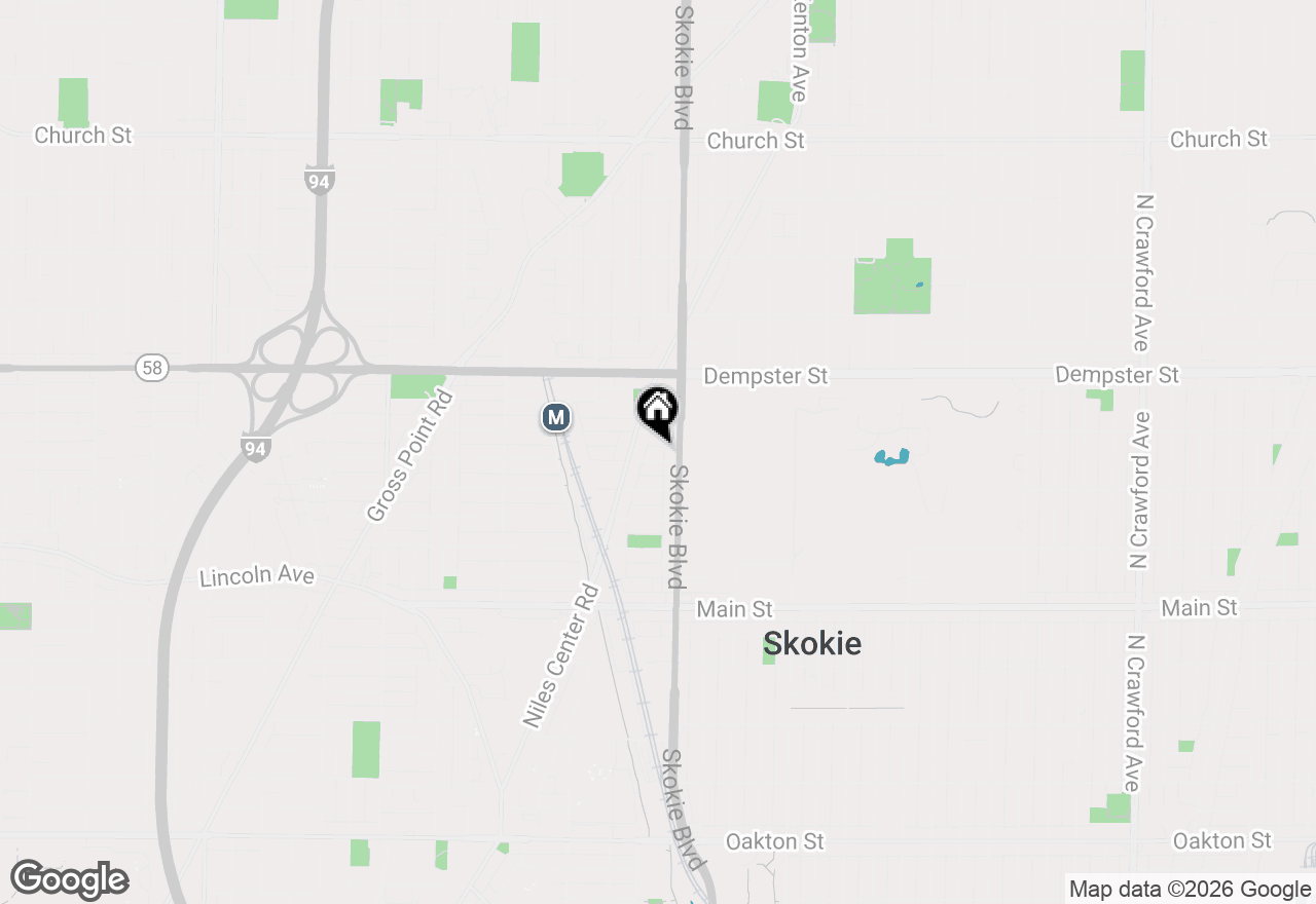 Map of 4820 Conrad Street #101, Skokie, IL 60077