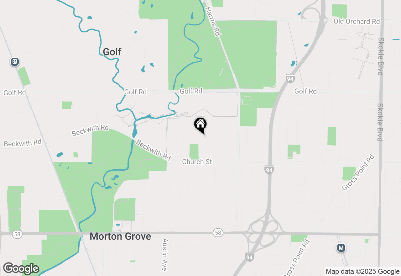 Map of 9314 Menard Avenue, Morton Grove, IL 60053