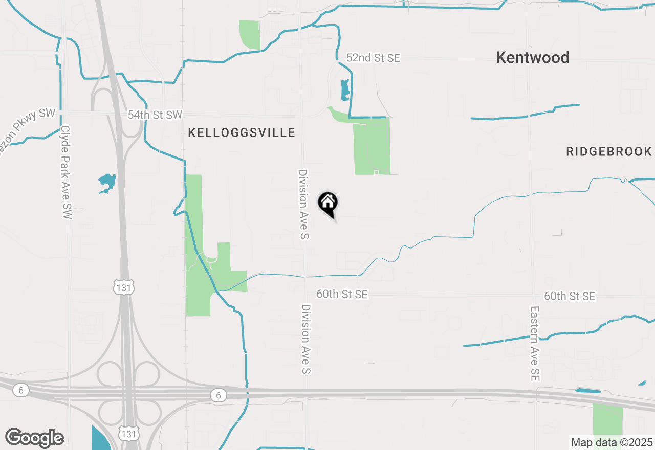 Map of 51 58th Street Se, Kentwood, MI 49548