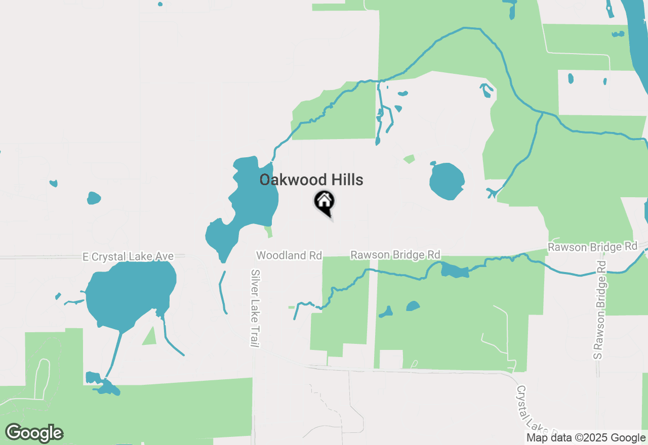 Map of 24 Hickory Road, Oakwood Hills, IL 60013
