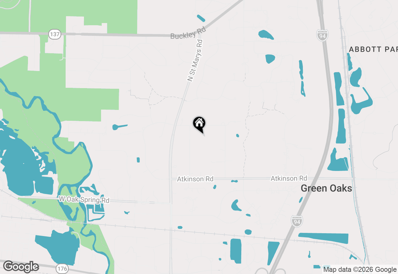 Map of 1270 Benson Lane, Green Oaks, IL 60048