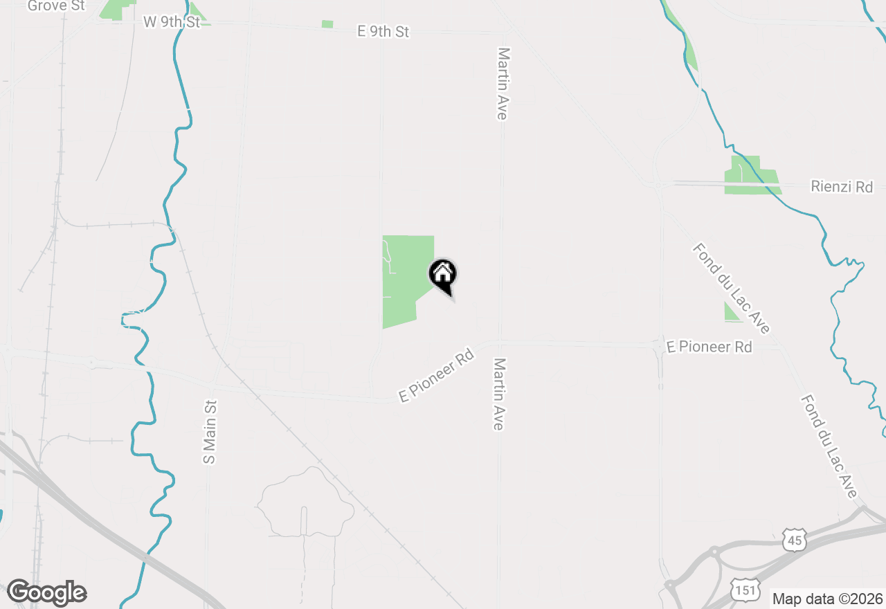 Map of 811 Ellen Ln, Fond Du Lac, WI 54935