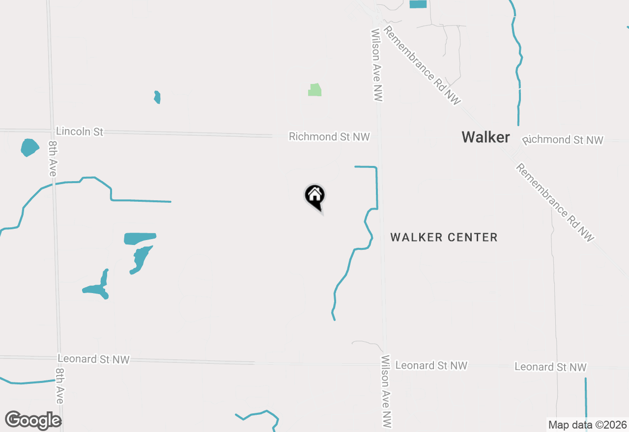 Map of 1845 Stratford Lane Nw, Grand Rapids, MI 49534