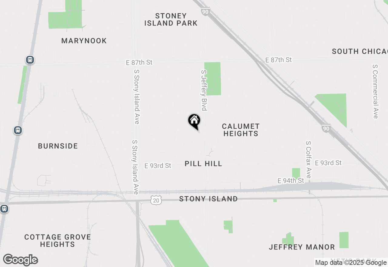 Map of 9108 S Euclid Avenue, Chicago, IL 60617