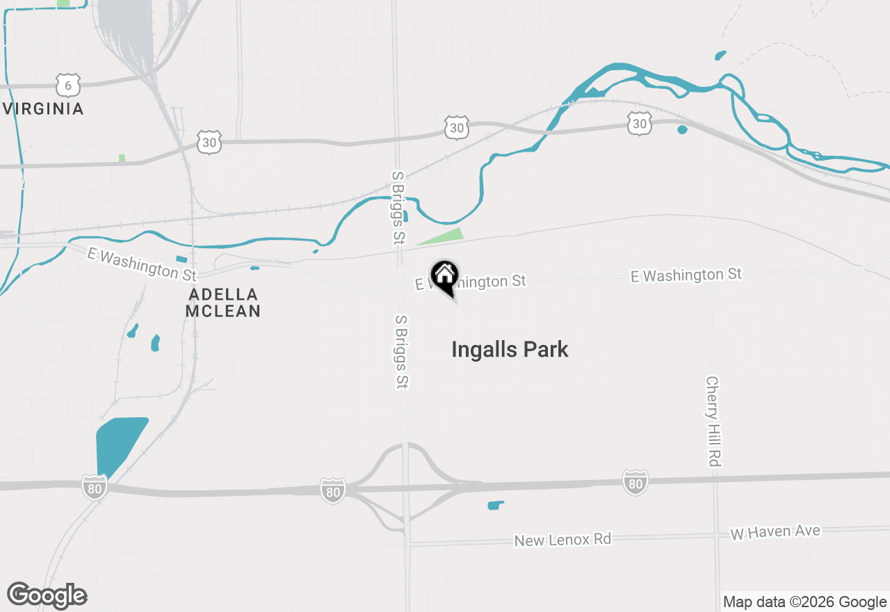 Map of 120 Peale Street, Joliet, IL 60433