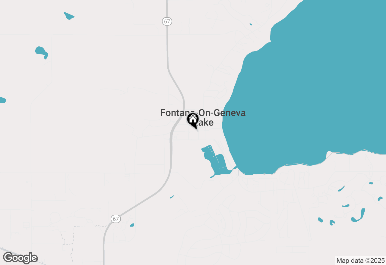 Map of 227 3rd Ave #19, Fontana, WI 53125