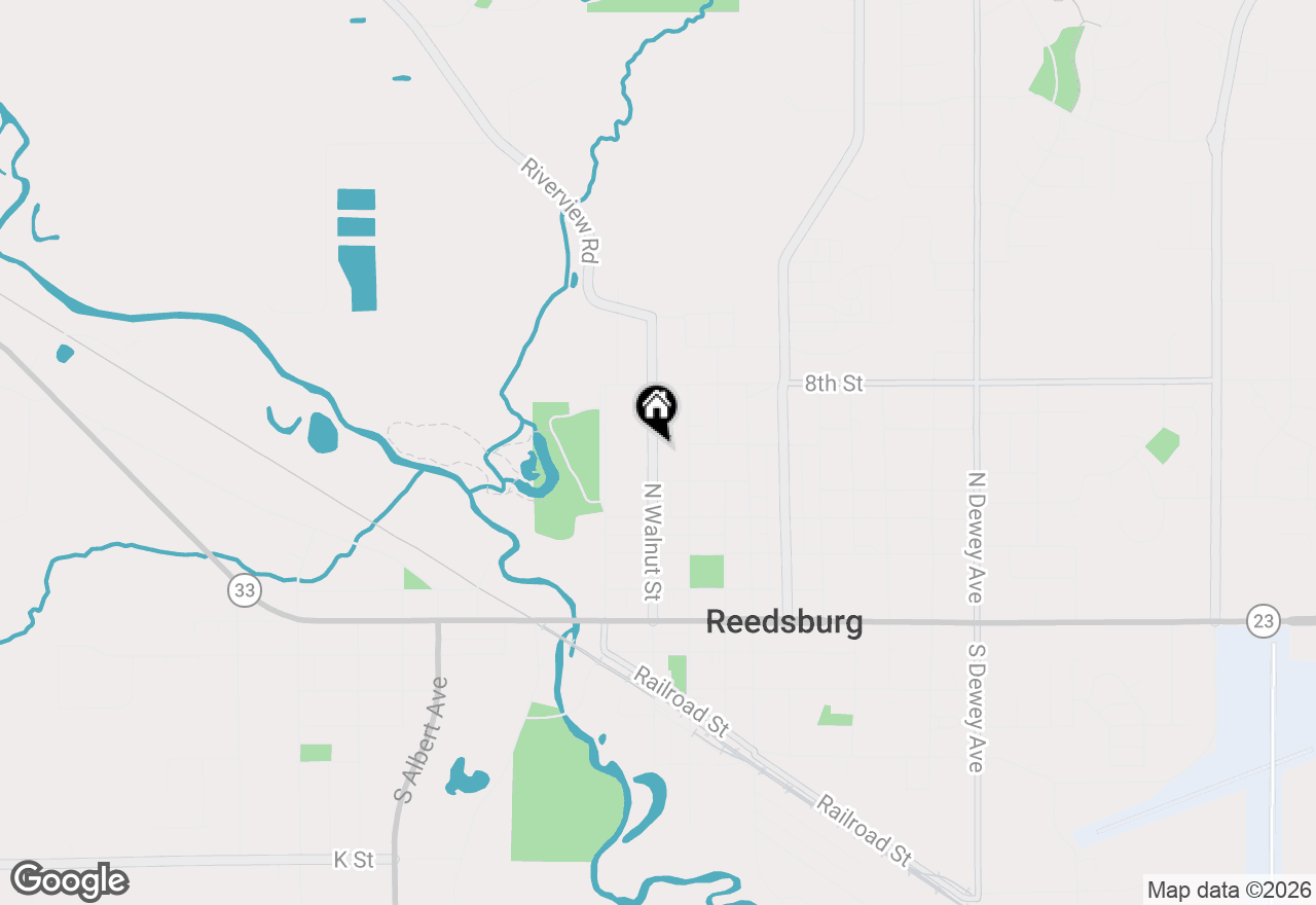 Map of 544 N Walnut Street, Reedsburg, WI 53959