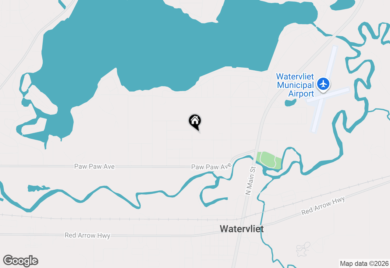Map of 924 Richard Avenue, Watervliet, MI 49098