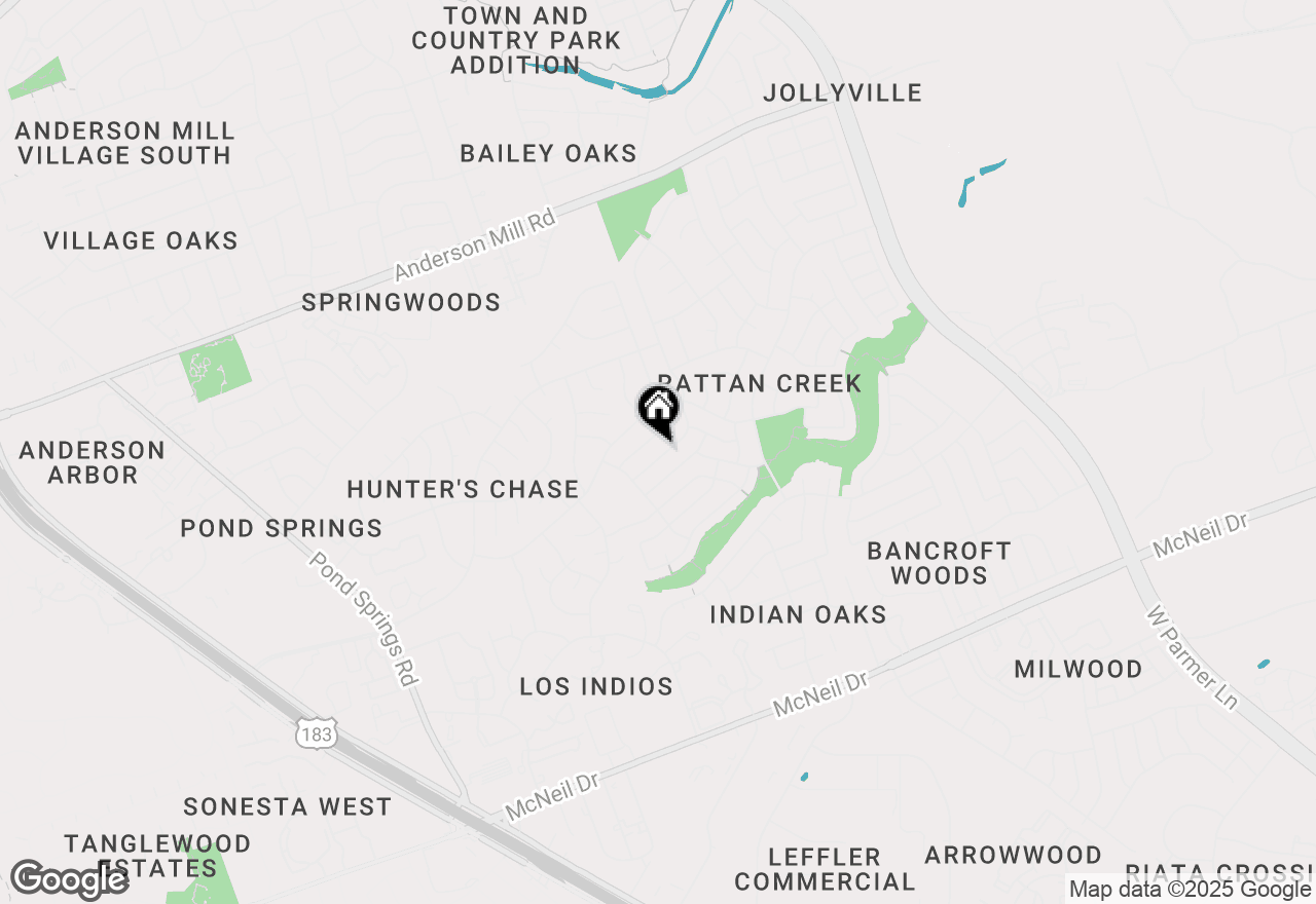 Map of 12906 Humphrey Dr, Austin, TX 78729