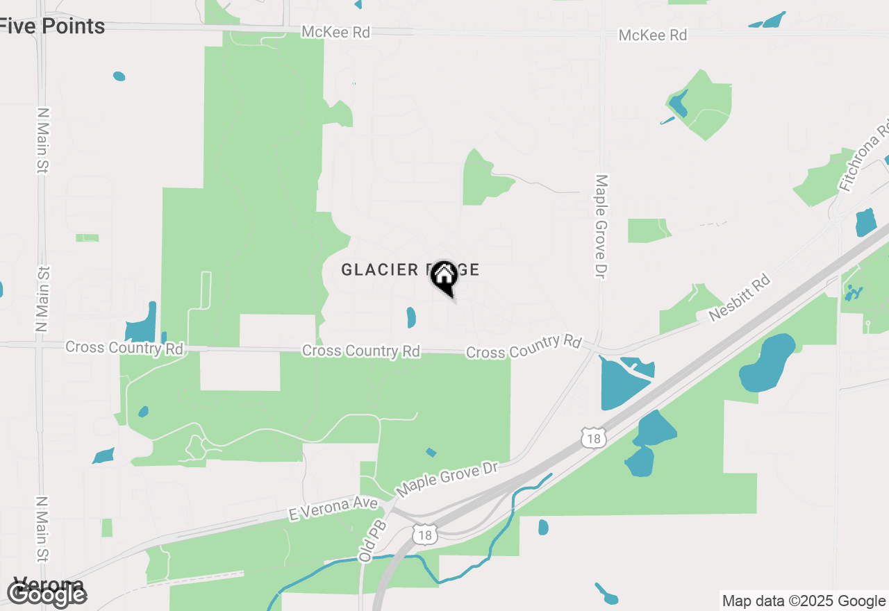 Map of 3802 Frosted Leaf Drive, Madison, WI 53719