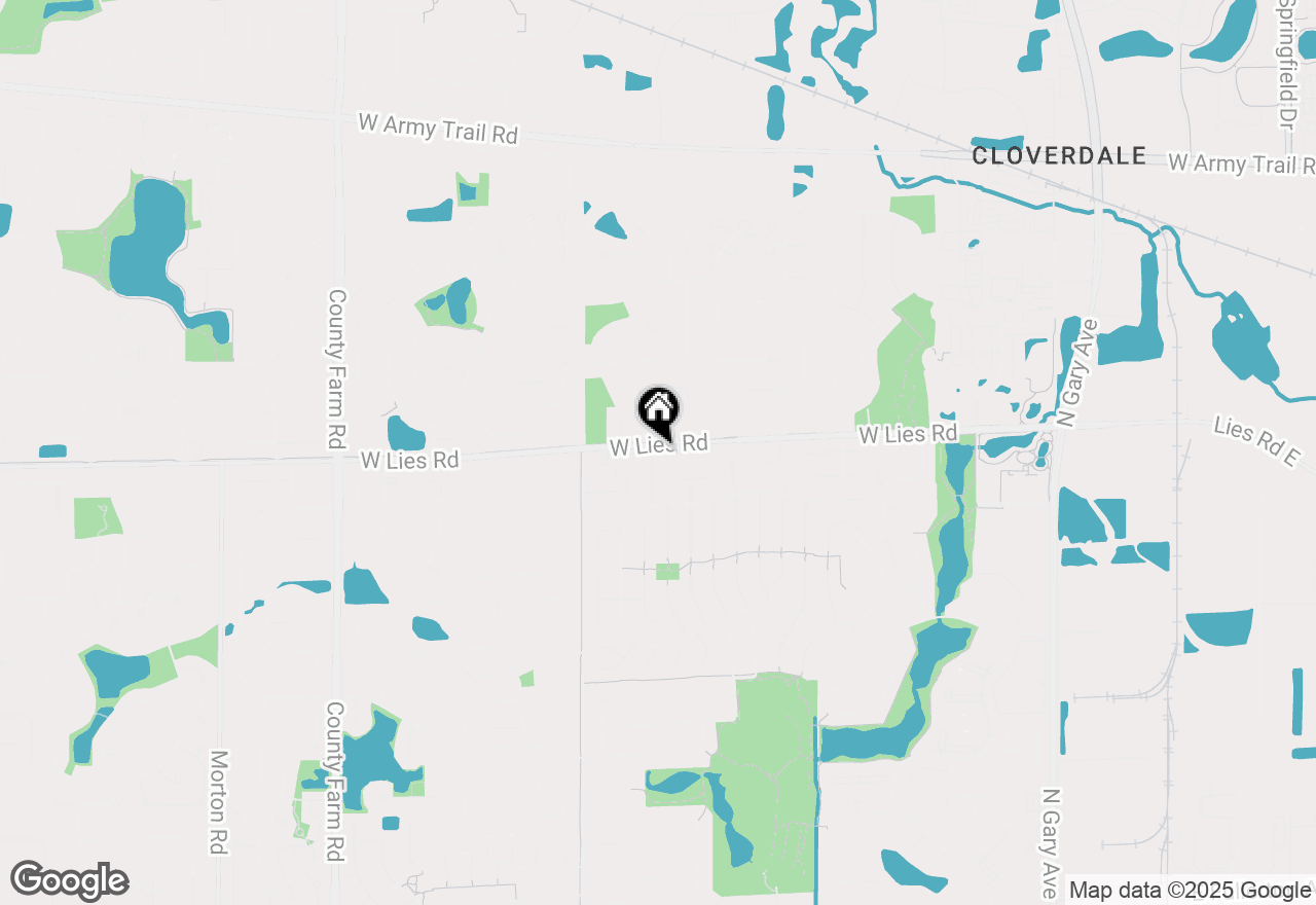 Map of 1019 Tioga Court, Carol Stream, IL 60188