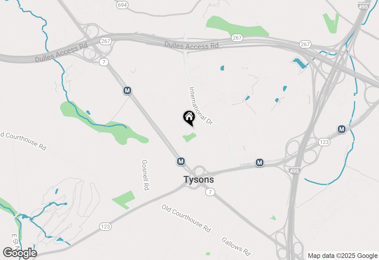 Map of 1650 Silver Hill Drive #1205, Mclean, VA 22102