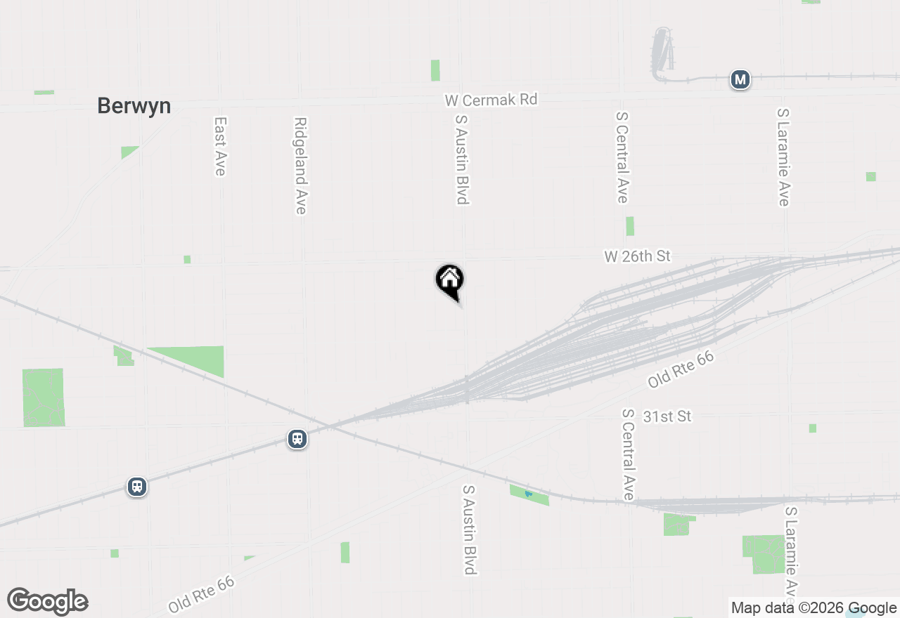 Map of 2709 S 60th Court, Cicero, IL 60804