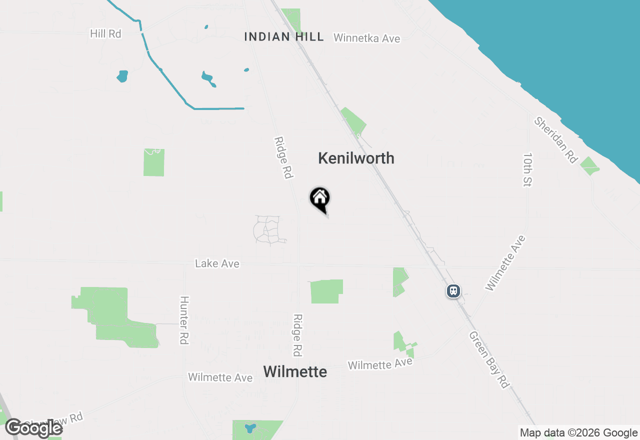 Map of 1801 Elmwood Avenue, Wilmette, IL 60091