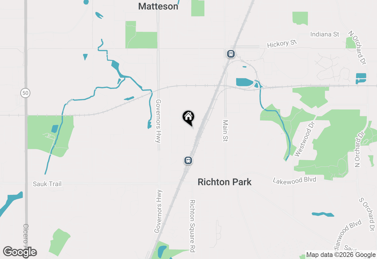 Map of 4027 Appleby Lane, Richton Park, IL 60471