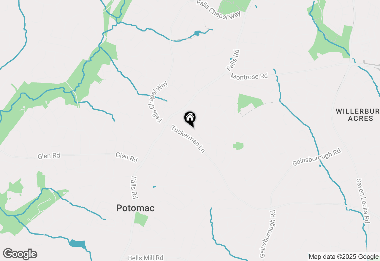 Map of 8849 Tuckerman Lane, Potomac, MD 20854