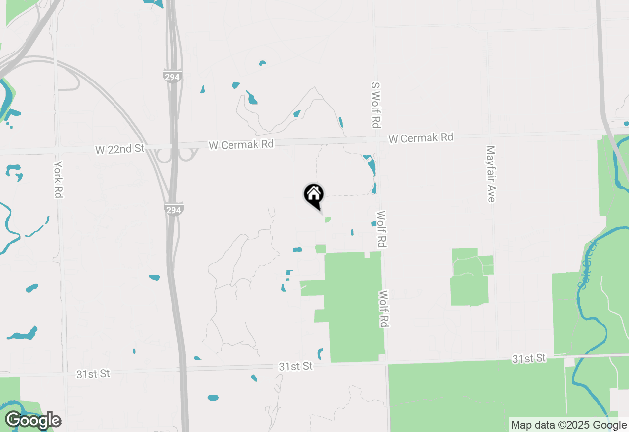 Map of 2444 Prescott Lane, Westchester, IL 60154